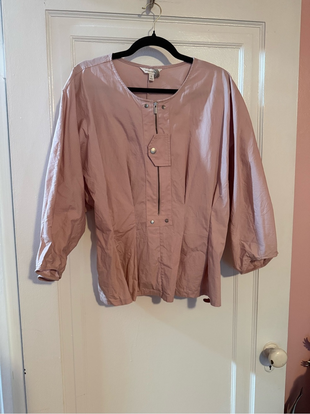 Banana Republic Light Pink Utility Blouse